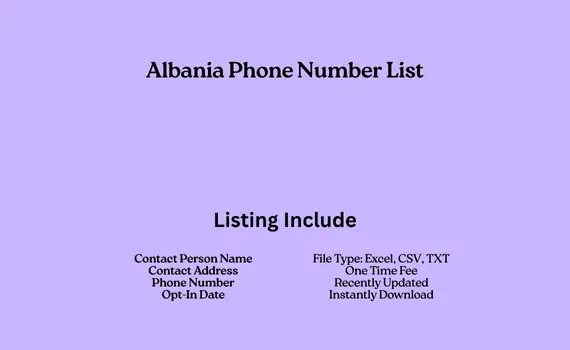 Albania phone number list