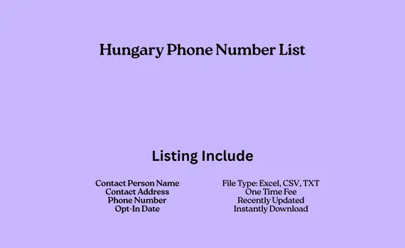Hungary phone number list