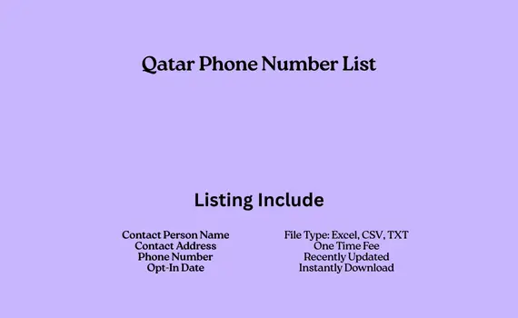 Qatar phone number list